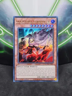 Yugioh Dogmatika Lawbringer MZMU-EN052 Ultra Rare 1st Edition NM - Image 1