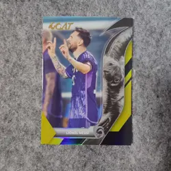 2023 Fansmall GOAT Lionel Messi Gold Refractor 1/7 RD87 - Image 1