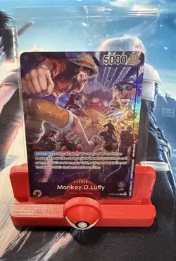Bandai One Piece CCG Monkey.D.Luffy Leader Holo Card OP05-060 PSA promo SEALED - Image 1