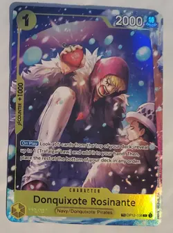 One Piece Tcg English Op14 Donquixote Rosinante Treasure Rare OP12-108 - Image 1
