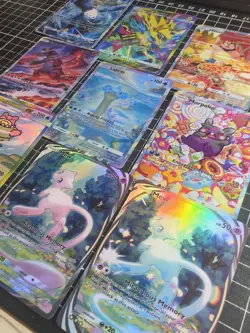 Pocket Pokemon TCG 9 card Full Art Holo display set: "MEGA SHINE" - Image 2