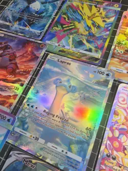 Pocket Pokemon TCG 9 card Full Art Holo display set: "MEGA SHINE" - Image 4