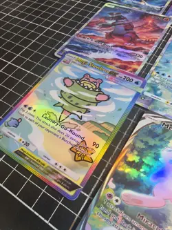 Pocket Pokemon TCG 9 card Full Art Holo display set: "MEGA SHINE" - Image 5