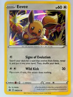 Eevee Promo Holofoil SWSH: Sword & Shield Promo Cards SWSH118 NM - Image 1