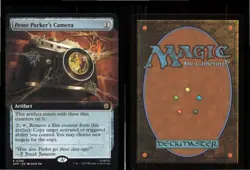Peter Parkers Camera Extended Art 280 Marvels Spider-Man Magic: The Gathering NM - Image 3
