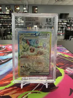 2025 Pokemon Scarlet & Violet Prismatic Evolution Eevee ex SIR BGS 8.5 167/131 - Image 1