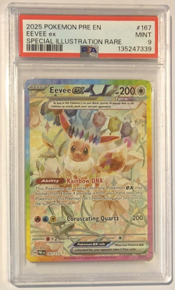 2025 Pokemon Eevee EX 167/131 Prismatic Evolutions PRE EN SIR - Image 1