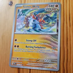 POKEMON S&V PARADOX RIFT TCG: Slither Wing /Uncommon #107/182 - Image 2