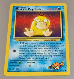 Misty's Psyduck # 90/132 Common Gym Challenge 2000 Pokemon N.Mint-Mint Vintage - Image 1