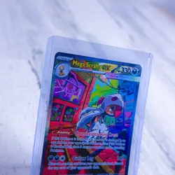 Mega Scrafty ex 285/217 SIR Secret Rare Pokemon Ascended Heroes NM - In Hand - Image 3