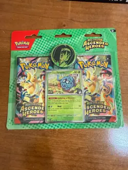 Pokemon Ascended Heroes 2 Pack Blister Bundle Larry Erika Sealed - Image 3