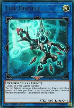 Link Disciple - DUPO-EN070 - Ultra Rare - 1st Edition - Yugioh - Image 1