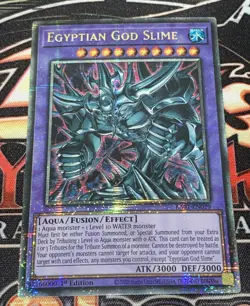 Yugioh! Egyptian God Slime - RA01-EN029 - 1st Ed - Quarter Century Rare - Image 1