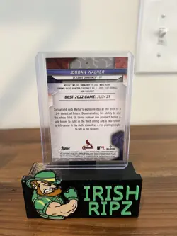 2023 Bowman's Best - Jordan Walker #65 Wave Refractor (RC) St. Louis Cardinals - Image 2