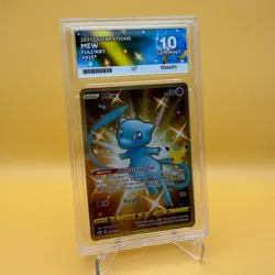 Pokemon Card ACE Graded - 2021 Celebrations - MEW Full Art Gold - GEM MINT 10 - Image 1