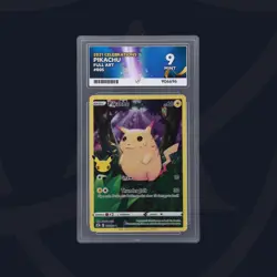 Pokemon Card Ace Grading - 2021 Pikachu Full Art Celebrations 005 - MINT 9 - Image 2