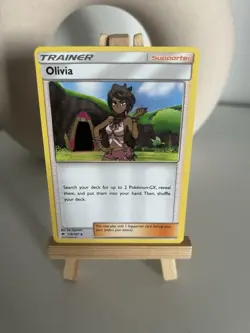 Pokemon Sun & Moon Burning Shadows TCG Card Olivia 119/147 - Image 1