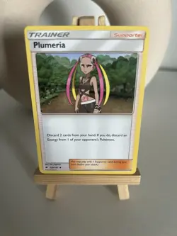 Pokemon Sun & Moon Burning Shadows TCG Card Plumeria 120/147 - Image 1