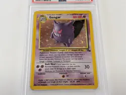 PSA 8 Gengar Holo 5/62 Fossil Set 1999 Pokemon Card NM-MT Vintage WOTC - Image 3
