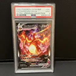 2022 Charizard VMAX - Sword & Shield Promo Cards Holo Pokemon TCG PSA 9 MINT - Image 1