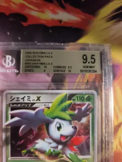 Pokemon Card Shaymin Lv. X Collection Pack Holo Japanese BGS Beckett 9.5 - Image 4