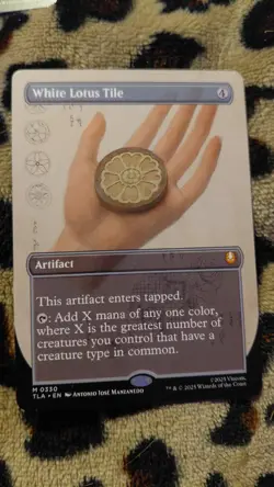 White Lotus Tile (Borderless) Avatar: The Last Airbender Regular - Image 1