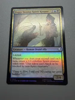 Foggy Swamp Spirit Keeper FOIL TLA Avatar MTG U 0222 NM - Image 1