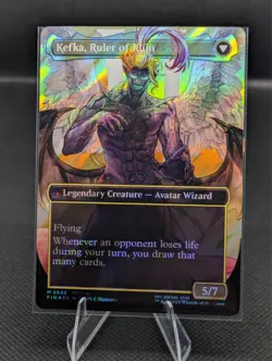 Kefka, Court Mage (0543) (Borderless) (Surge Foil) Final Fantasy Foil - Image 2