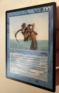 MTG Old Man of he Sea Arabian Nights Vintage Magic The Gathering Inked - Image 3
