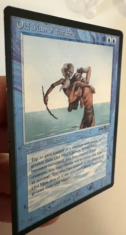MTG Old Man of he Sea Arabian Nights Vintage Magic The Gathering Inked - Image 4