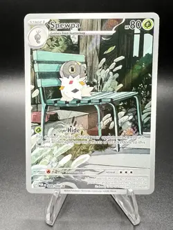 Pokemon TCG Spewpa 089/088 Full Art Illustration Rare Holo Perfect Order - Image 1