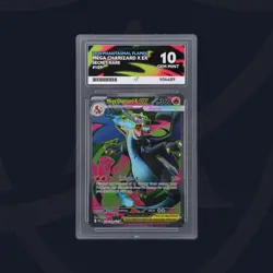 Pokemon Card ACE Graded - Phantasmal Flames - Mega Charizard EX SR - GEM MINT 10 - Image 2