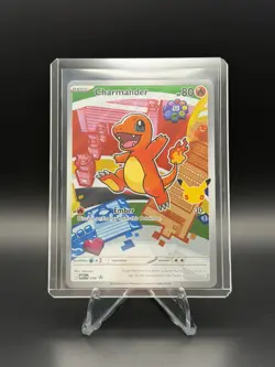 Pokemon First Partner Illustration Charmander #38 Black Star Promo Pokemon - Image 1