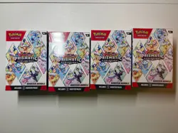 Pokemon TCG Scarlet & Violet Prismatic Evolutions Booster Bundle LOT OF 4 sealed - Image 1