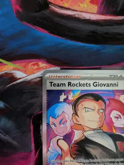 Team Rockets Giovanni 238/182 Deutsch NM Full Art Pokemon Karte - Image 2