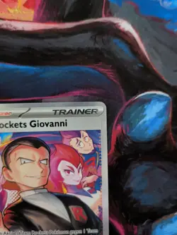 Team Rockets Giovanni 238/182 Deutsch NM Full Art Pokemon Karte - Image 3