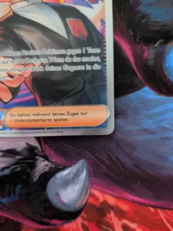 Team Rockets Giovanni 238/182 Deutsch NM Full Art Pokemon Karte - Image 4