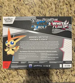 Pokemon TCG Black Bolt&White Flare- Unova Victini Box & Poster Collection SEALED - Image 3