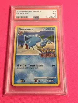 Gyarados Rumble PSA 7 Pokemon 2009 6/16 Near Mint NM * Graded * - Image 1