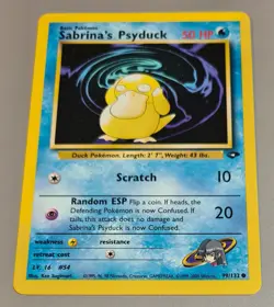 Sabrina's Psyduck # 99/132 Common Gym Challenge 2000 Pokemon N.Mint-Mint Vintage - Image 1