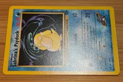 Sabrina's Psyduck # 99/132 Common Gym Challenge 2000 Pokemon N.Mint-Mint Vintage - Image 5
