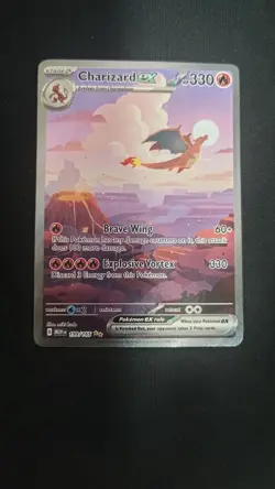 Pokemon TCG Charizard EX Scarlet Violet 151 199/165 Holo Special Illustration - Image 1