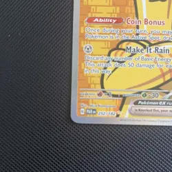 Pokemon Gholdengo ex 252/182 SV04 Paradox Rift Illustration Rare Holo 260 HP - Image 3