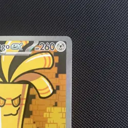 Pokemon Gholdengo ex 252/182 SV04 Paradox Rift Illustration Rare Holo 260 HP - Image 4