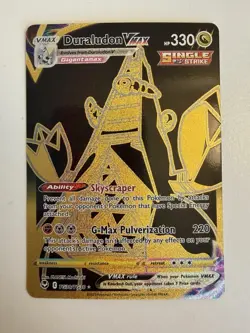 Pokemon TCG Silver Tempest TG30/TG30 - Duraludon VMAX - Gold Secret Rare - NM TG - Image 1