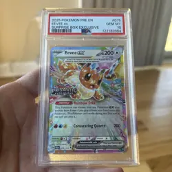 2025 Pokemon SV Prismatic Evolutions PRE EN Eevee ex Promos #075/131 PSA 10 - Image 1