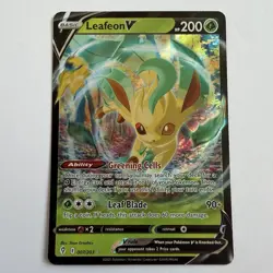 Pokemon TCG Leafeon V Evolving Skies 007/203 Holo Pack Fresh / NM - Image 1