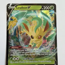 Pokemon TCG Leafeon V Evolving Skies 007/203 Holo Pack Fresh / NM - Image 3