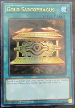 Yugioh! - Gold Sarcophagus - RA02-EN052 - Ultra Rare - 1'st Edition - NM/M - Image 1