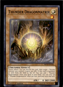 Thunder Dragonmatrix | MP19-EN166 | Yu-Gi-Oh! TCG - Image 1